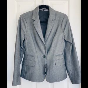 Express grey suit jacket